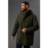 Mens Padded Parka - Khaki - S