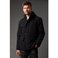 Mens Short Padded Parka - Black - Xxl