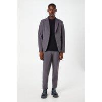 Mens Burton 1904 Performance Stretch Slim Fit Trousers - Dark Grey - 36