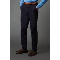 Mens Slim Fit Chino Trousers - Navy - 38R