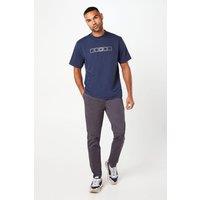Mens Slim Fit Chino Trousers - Charcoal - 36S