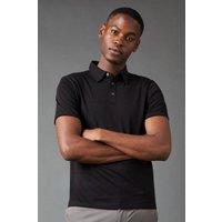 Mens Regular Fit Polo Shirt - Black - M