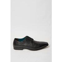 Mens Black Banks Smart Derby Shoes - 6