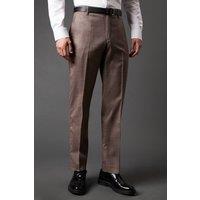 Mens Neutral Stretch Slim Fit Smart Trousers - 32R