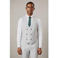 Burton Light Grey Waistcoat Mens Smart Suits