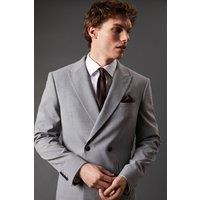 Mens Chocolate Tie And Pocket Square - One Size