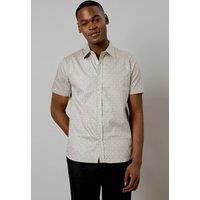 Mens Off White Geo Print Short Sleeve Shirt - Xxl