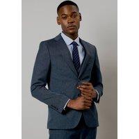 Mens Navy Marl Skinny Fit Suit Jacket - 44R