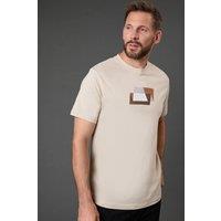 Mens Natural Shapes Print T-Shirt - M