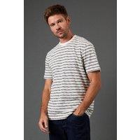 Mens Off White Broken Stripe T-Shirt - Xl