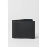 Mens Black Leather Wallet - One Size