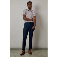 Mens Burgundy Mosaic Print Short Sleeve Shirt - M