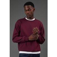 Burton Men Burgundy Crew Neck Sweatshirt | Size: Small