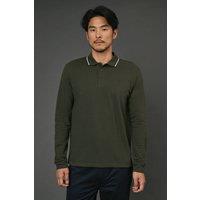 https://www.burton.co.uk/product/maine-dark-khaki-long-sleeve-pique-polo-shirt_edd09416?colour=khaki&size=S