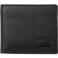 Savile Row Company London Men Leather Classic Billfold Wallet in Black