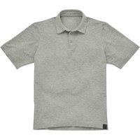 Savile Row Company London Men Moisture Wicking Short Sleeve Polo Shirt in Mid Grey | Size: 2X-large