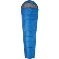 Mountain Warehouse Basecamp 250 Mummy Sleeping Bag 2 Seasons Insulated 5-15C in Blue