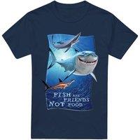 Disney Finding Nemo Fish Are Friends T-Shirt Navy | Size: 2X-large