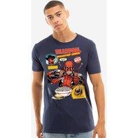 Men Marvel Deadpool Cereal Mens T-Shirt Navy | Size: Small