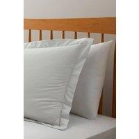 Cotton Traders 200 Thread Count Oxford Pillowcase Pair in Pale Grey