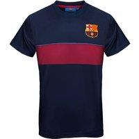 FC Barcelona Men Adults Poly T-Shirt in Navy | Size: 2X-large