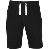 AWDis Men Hoods Plain Heavyweight Campus Shorts in Black | Size: 2X-large