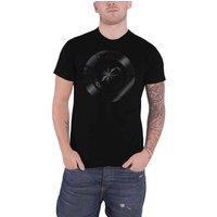 Captain Marvel Silver Crest T-Shirt in Black | Size: Small