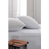 The Lyndon Company Waterproof Quilted Mattress Protector in White | Size: Single