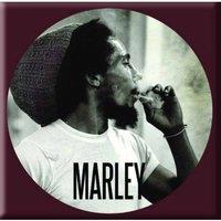 Bob Marley Circle Logo Fridge Magnet