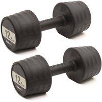 Reebok 2 x 12.5kg Dumbbells in Black