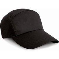 Result Men Plain Baseball Cap in Black