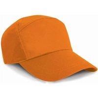 Result Men Plain Baseball Cap in Orange