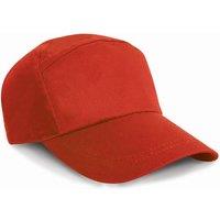 Result Men Plain Baseball Cap in Red