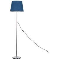 ValueLights Charlie Modern Stem Silver Floor Lamp