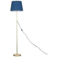 ValueLights Charlie Modern Stem Gold Floor Lamp