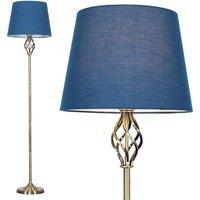 ValueLights Memphis Gold Floor Lamp