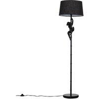 ValueLights George Monkey Black Floor Lamp