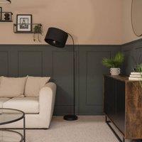 ValueLights Curva Black Floor Lamp Base