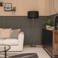 ValueLights Charlie Silver Floor Lamp