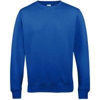 AWDis Just Hoods Crew Neck Plain Sweatshirt (280 GSM) in Royal | Size: 2X-large