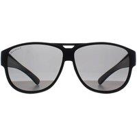 montana Men Aviator Matte Black Smoke Polarized FO6 Fit Over Glasses Sunglasses