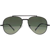 montana Men Aviator Shiny Black Green G-15 Polarized MP185