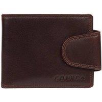 Conkca London Men 'Captain' Leather Wallet in Brown