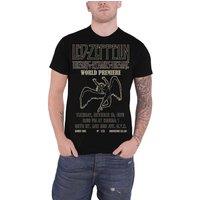 Led Zeppelin TSRTS World Premier T-Shirt in Black | Size: 2X-large