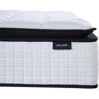 Birlea SleepSoul Bliss 2000 Mattress Memory Foam Pocket Sprung in White | Size: Super King