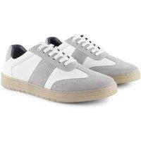 Silver Street London Men Polar Leather Casual Mens Trainers in White | Size: 11
