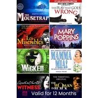 Activity Superstore West End Show and Afternoon Tea or Dinner Gift Experience