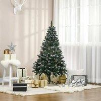 HOMCOM 5FT Artificial Christmas Tree Holiday Home Xmas Decoration in Green