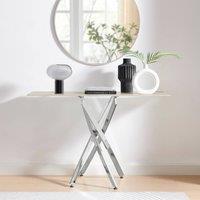 https://www.burton.co.uk/product/furnitureboxuk-leonardo-rectangular-marble-effect-glass-top-console-table-with-silver-metal-starburst-legs_p-c5484c68-b679-46d4-827a-a67da3263a58?colour=White&size=One%20Size