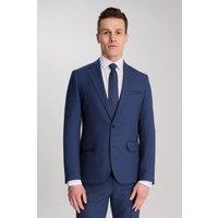 Harry Brown London Men Archie Melange Slim Fit Suit Jacket in Blue | Size: 48R